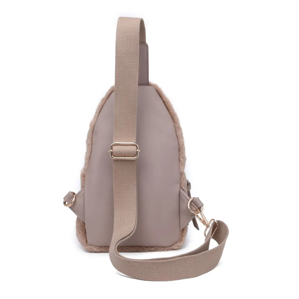 Ace Faux Fur Sling Backpack