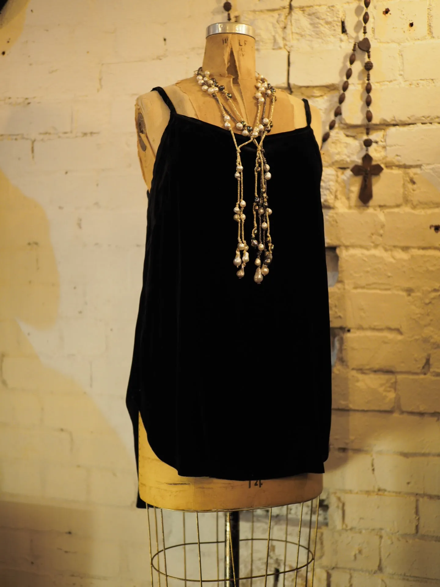 Amano silk velvet Camisole