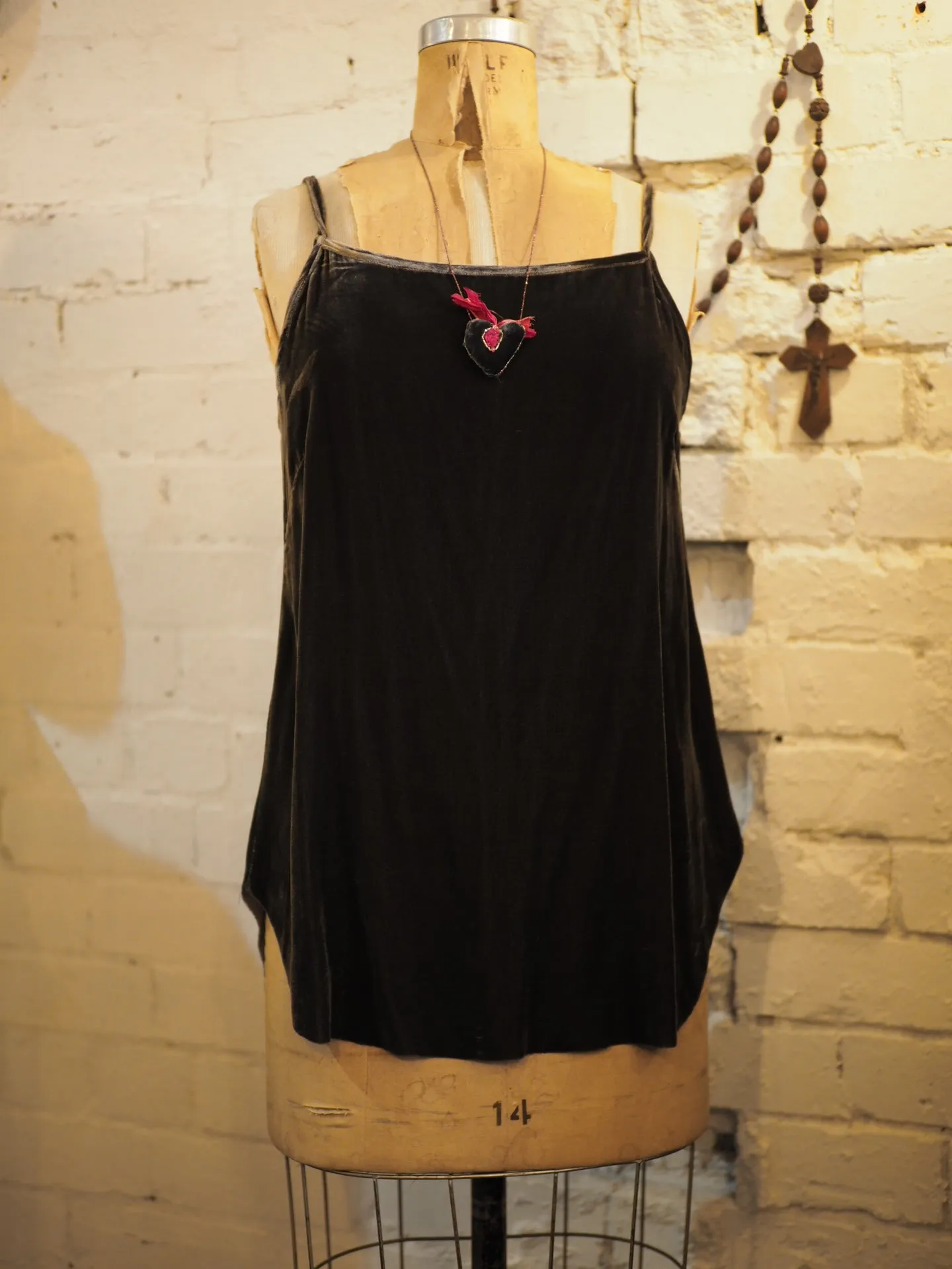 Amano silk velvet Camisole