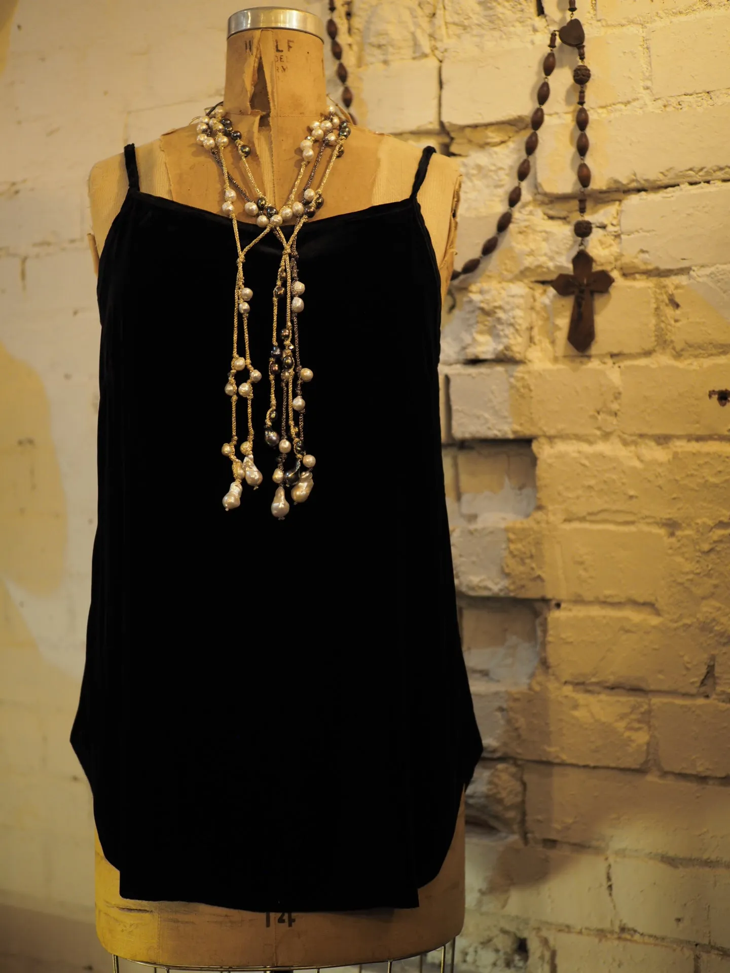 Amano silk velvet Camisole