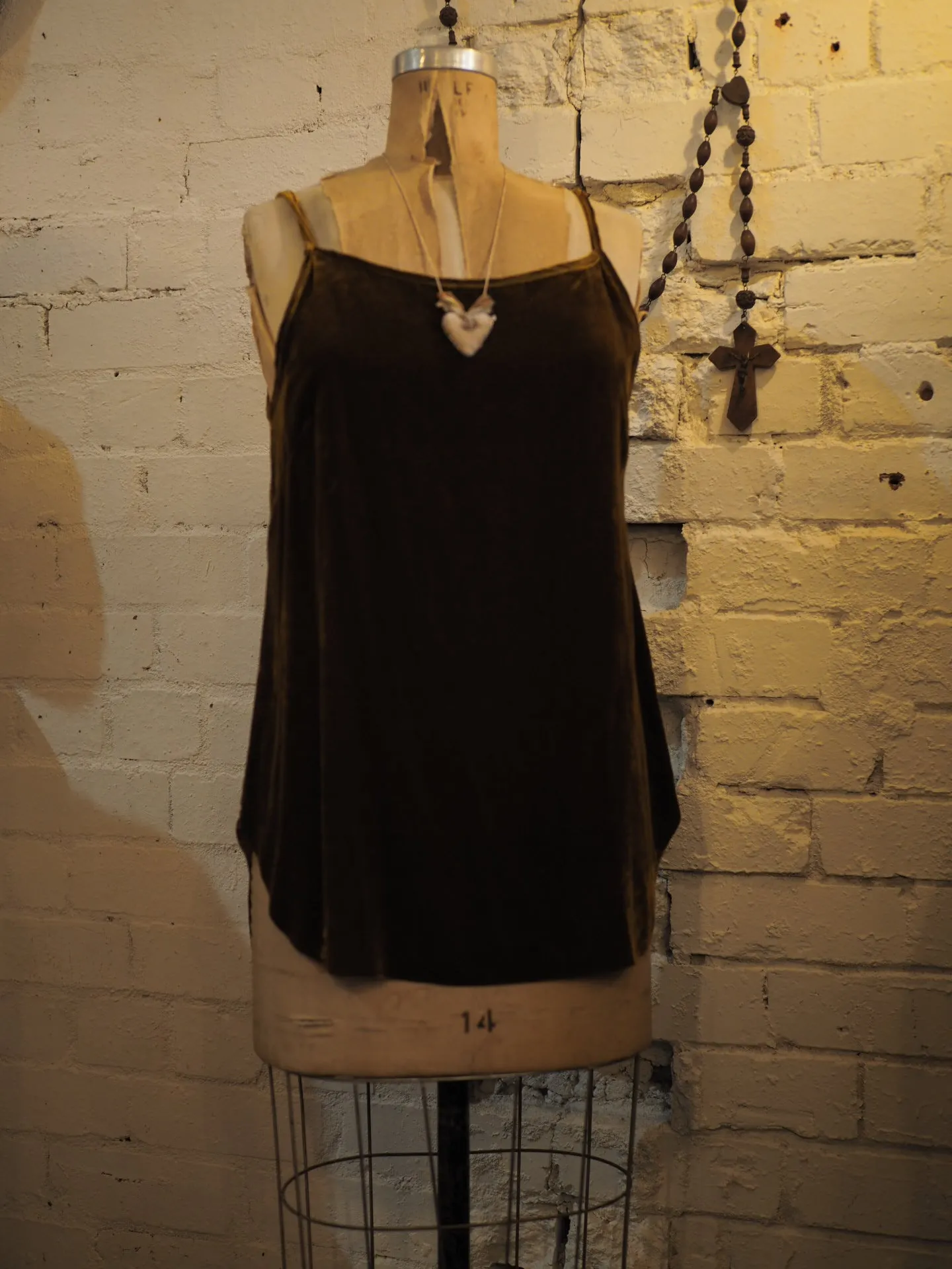 Amano silk velvet Camisole