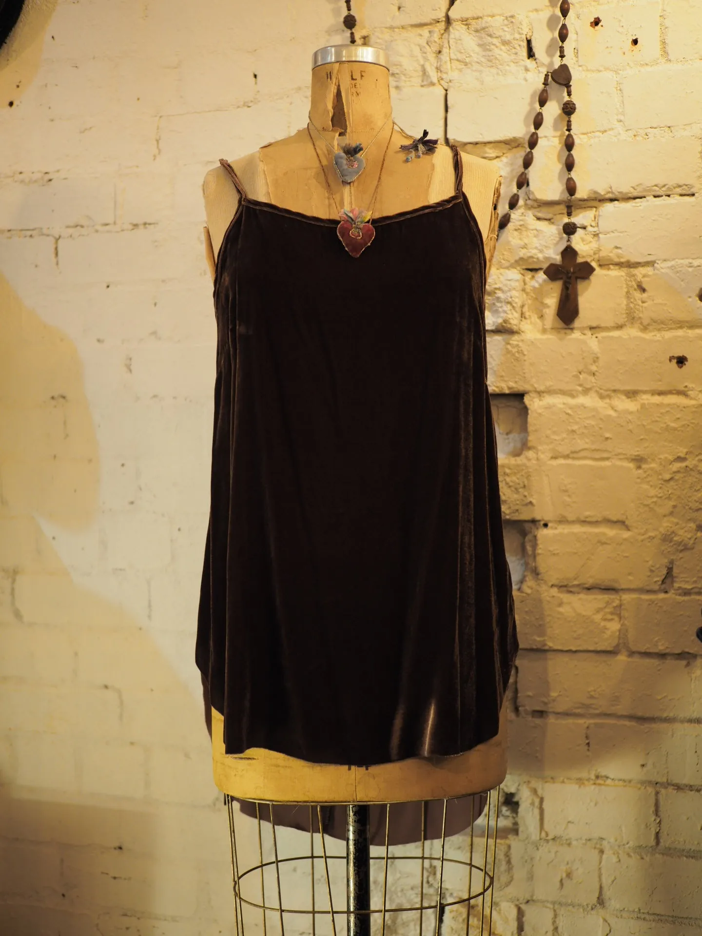 Amano silk velvet Camisole