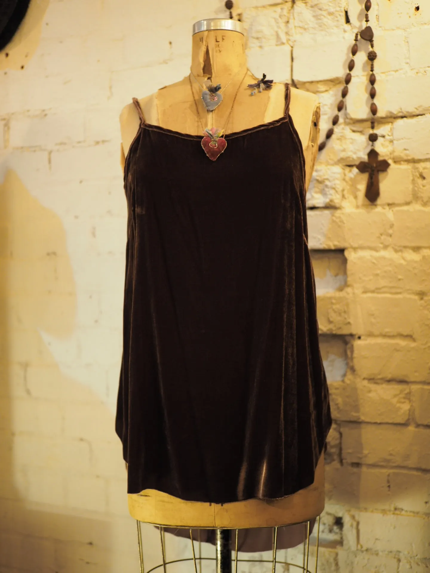 Amano silk velvet Camisole