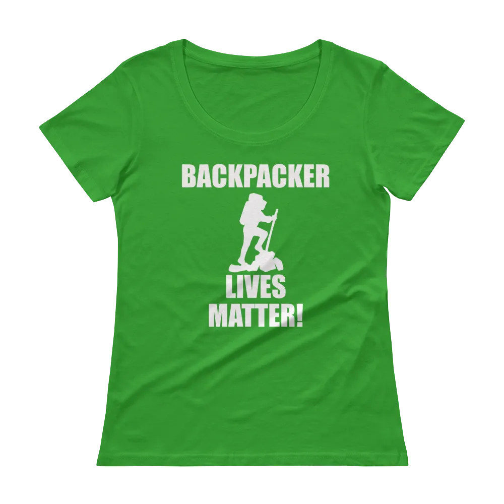 Backpacker Lives Matter! Ladies' Scoopneck T-Shirt