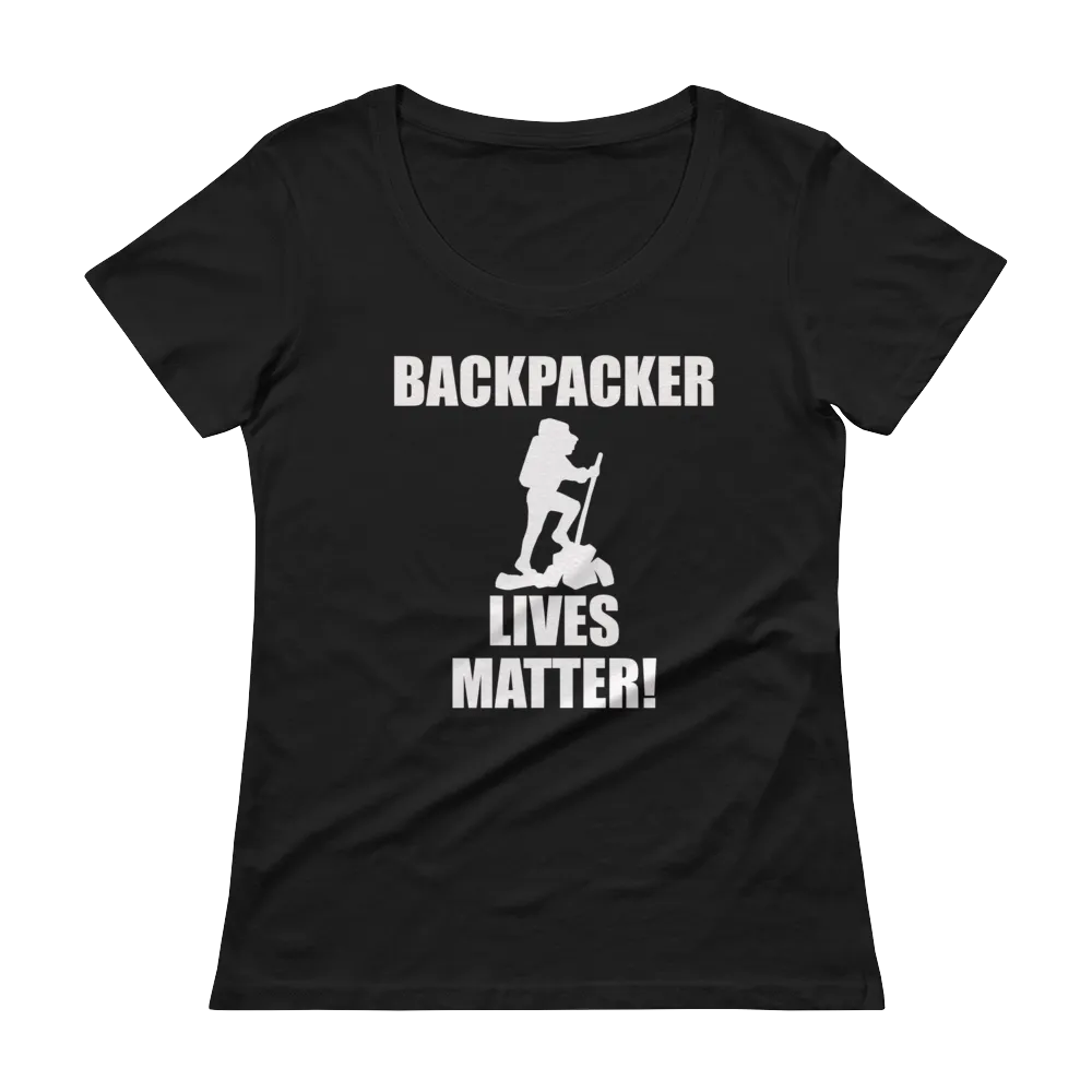 Backpacker Lives Matter! Ladies' Scoopneck T-Shirt