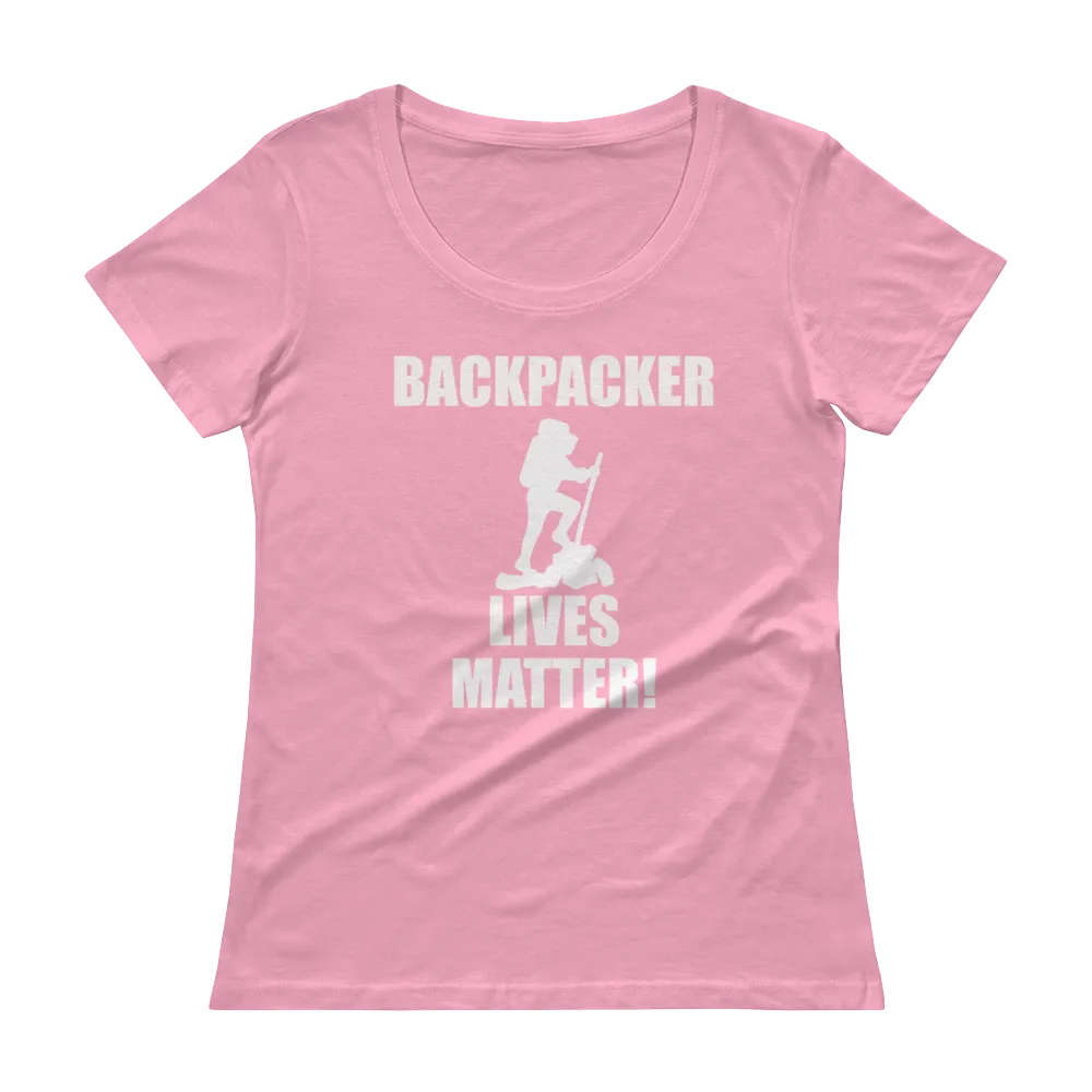 Backpacker Lives Matter! Ladies' Scoopneck T-Shirt