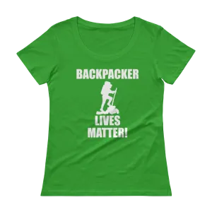Backpacker Lives Matter! Ladies' Scoopneck T-Shirt