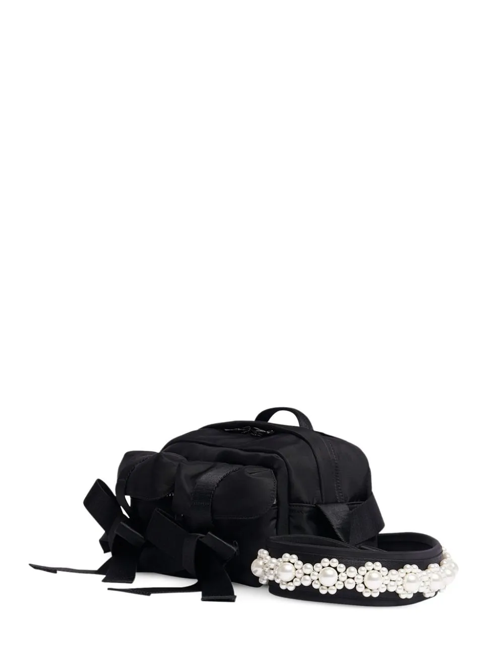 BEADED CLASSIC BOW CROSSBODY BAG