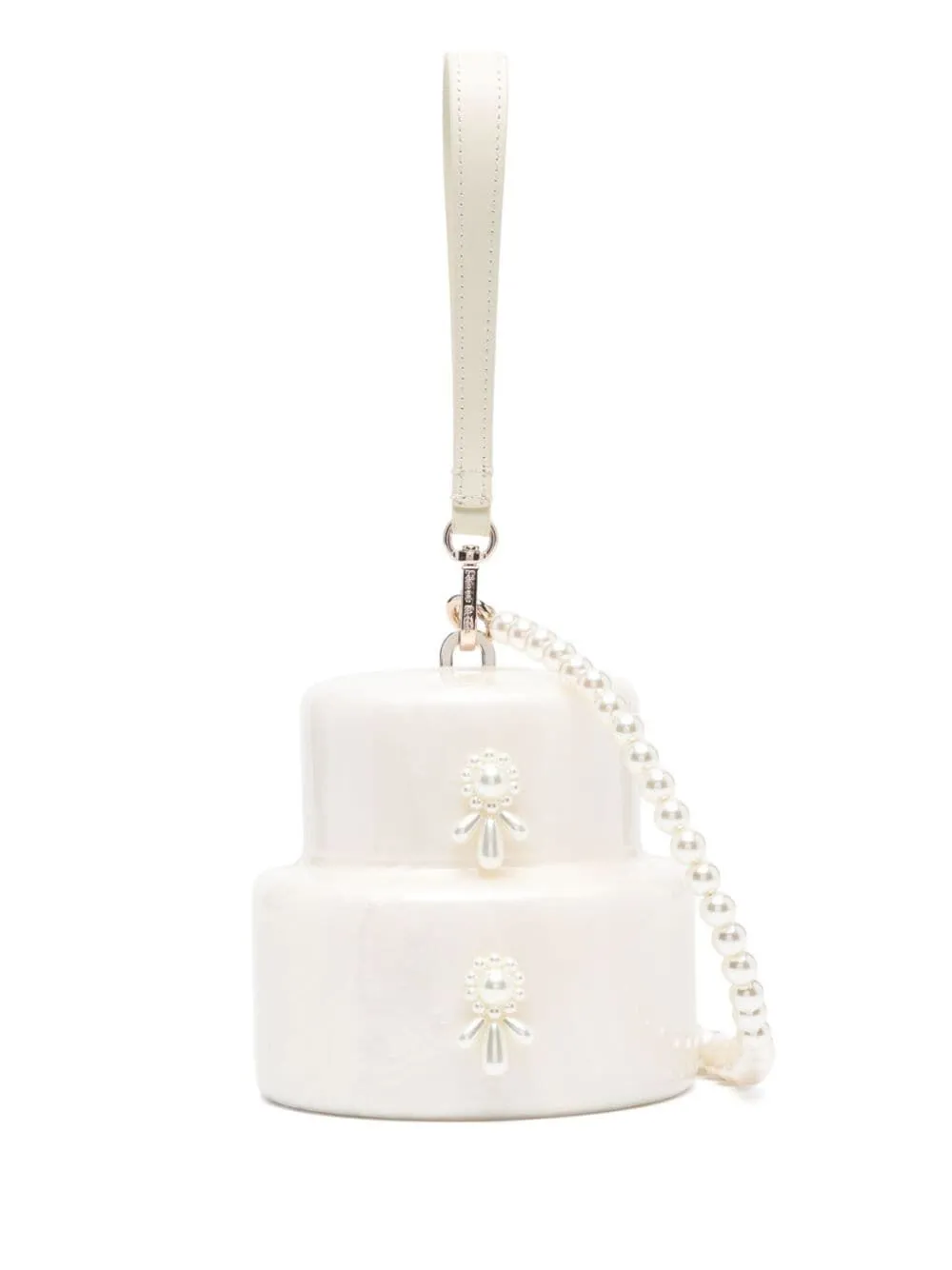 BEADED SPRINKLE CAKE PEARL CROSSBODY BAG