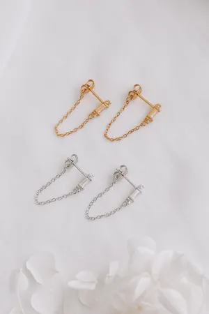 Emaline - Sterling Silver Stud Earrings