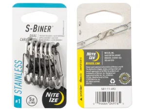 Nite Ize S-Biner Carabiner 6-Pack Assorted #1