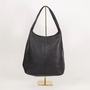 Pebbled Leather Shoulder Tote