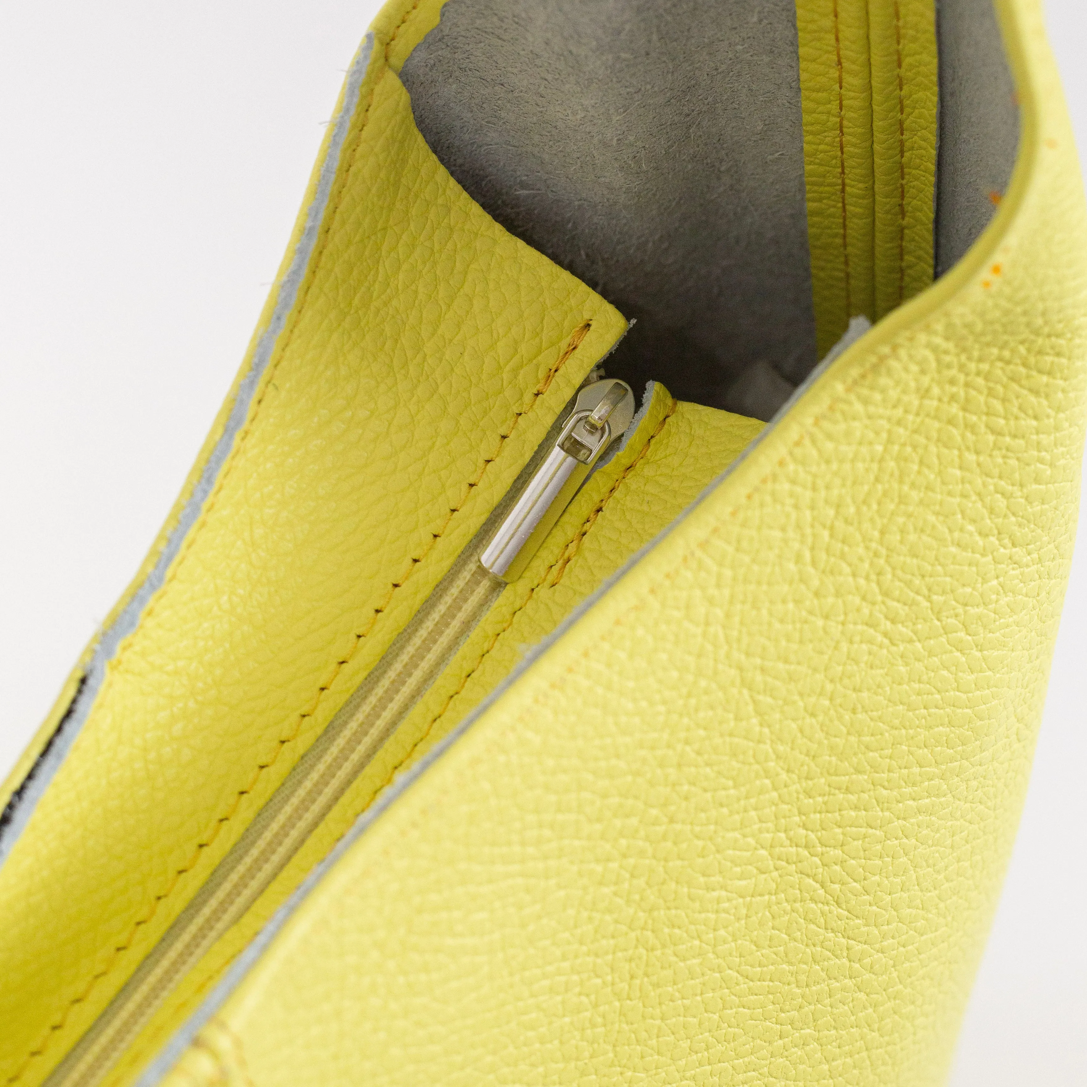 Pebbled Leather Shoulder Tote