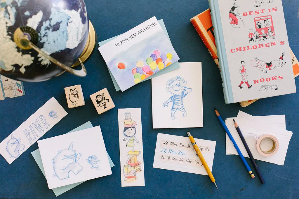 Rawr Canvas Bookmark