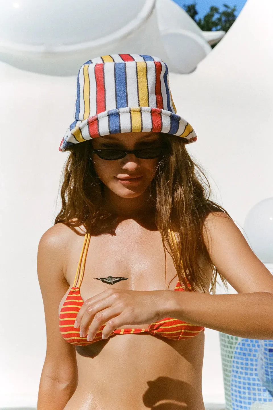 Shore Bucket - Terry Stripe