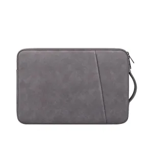 Sleek And Stylish Slant Zipper Designed Laptop Sleeve- Khaki Sleek And Stylish Slant Zipper Designed Laptop Sleeve- Khaki