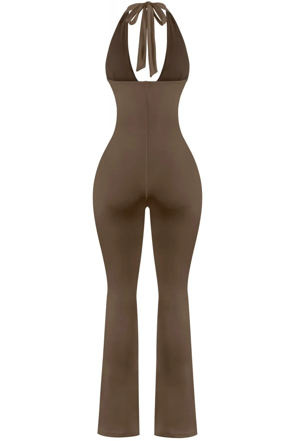 Social Climbing Jumpsuit Brown
