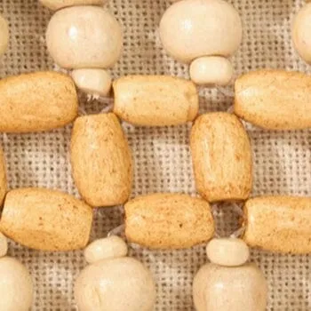 TIMMY SHOULDER BAG | NATURAL WOOD BEADS