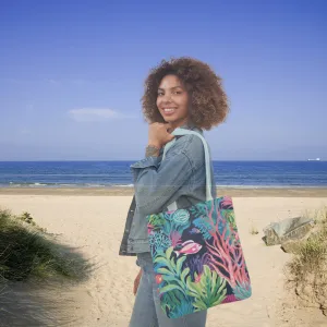 Tropical Reef Tote Bag  18x18 Colorful Ocean Design