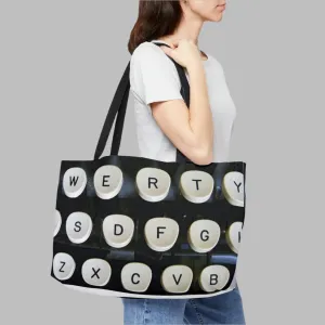 Typewriter Keys - Weekender Tote Bag ~ Sharon Dawn Collection