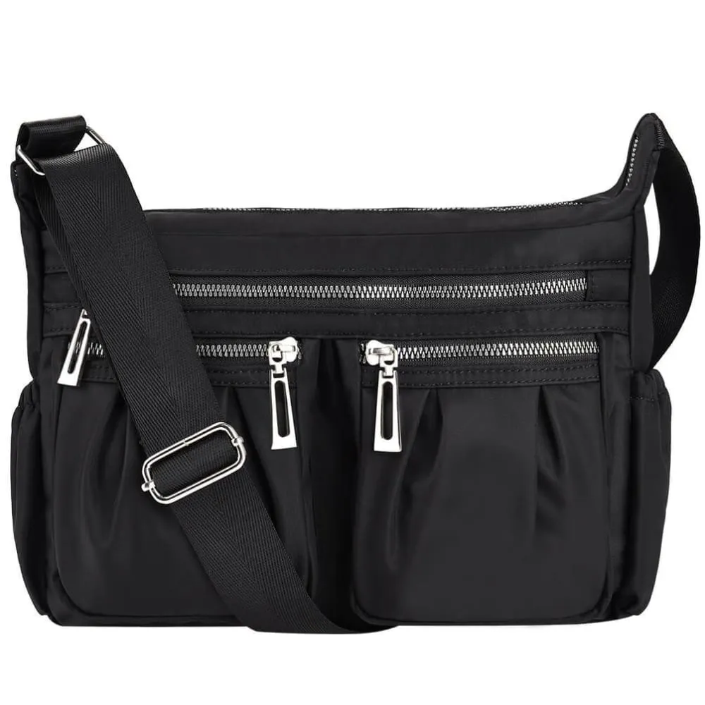 Women Casual Multi Pockets Waterproof Shoulder Bag